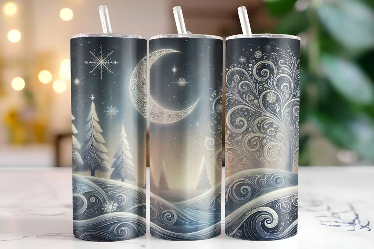 Winter Tumbler Wrap | Sublimation | Tumblers