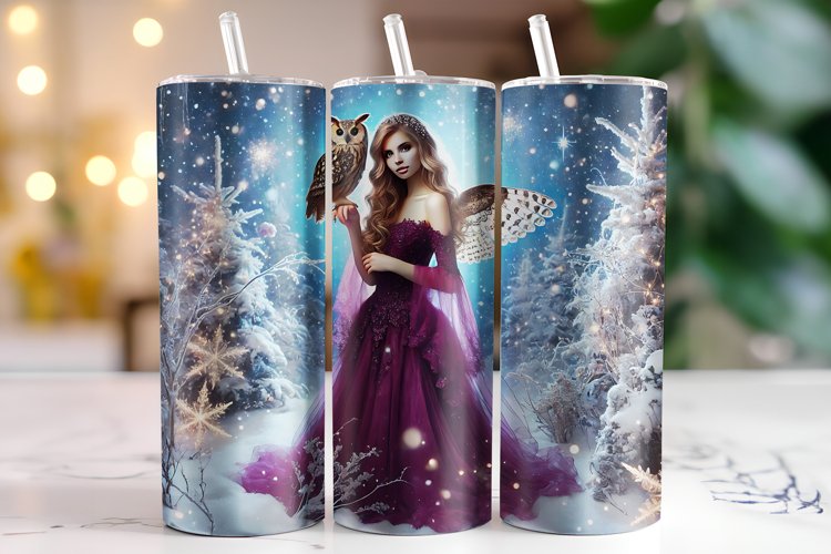 Christmas Fairy Tumbler Wrap | Christmas | Sublimation
