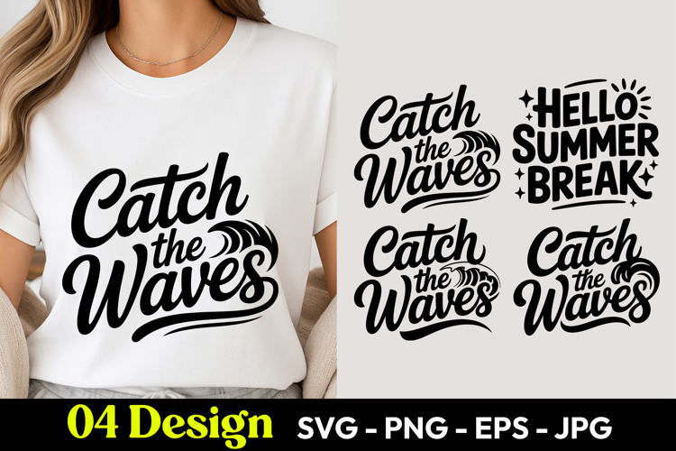 Catch The Waves SVG PNG