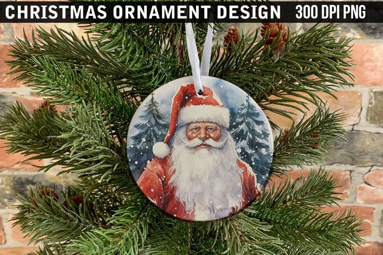 Christmas Ornament Sublimation PNG Design