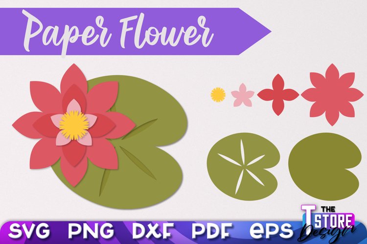 Paper Flowers Svg Image 22