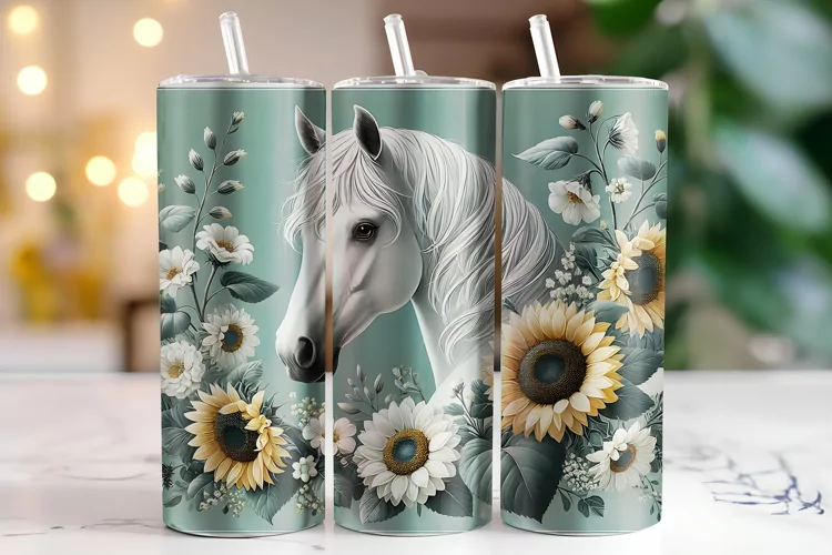 Horse Tumbler Wrap | Sublimation | Tumblers