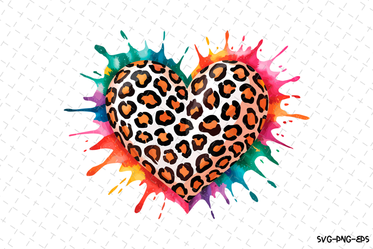 Leopard Heart Svg Image 14