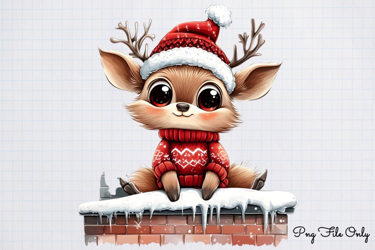 Reindeer Clipart Image 17