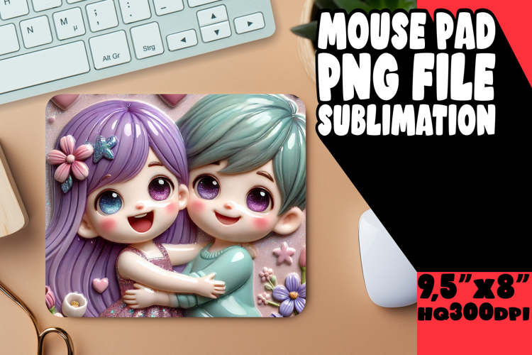 Luminous Mouse Pad Design Ideas, 3D Characters