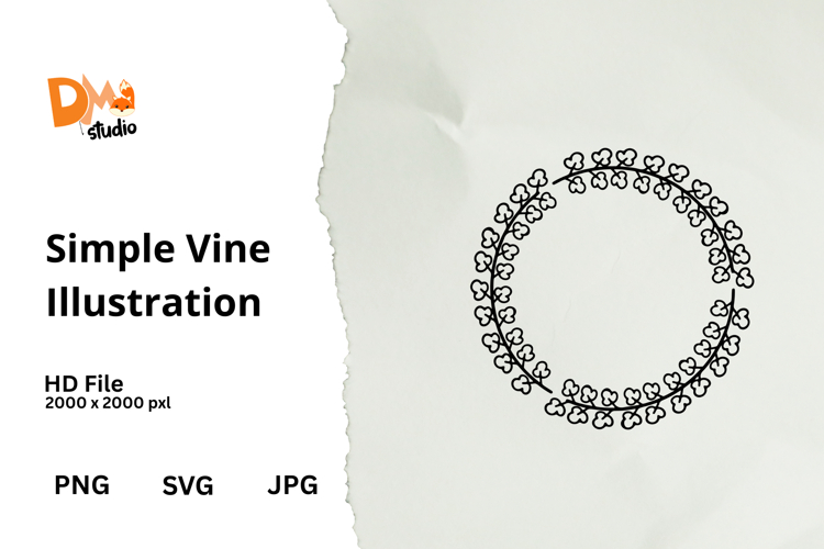 Simple Vine Illustration