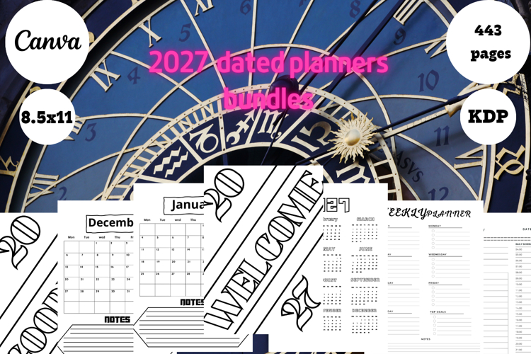 Best Simple 2027 Dated Planners Bundle 6