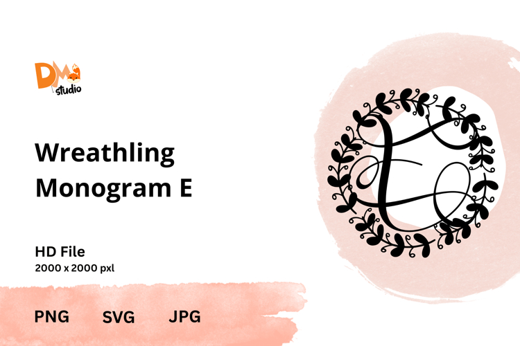 Wreath Monogram SVGs Image 21