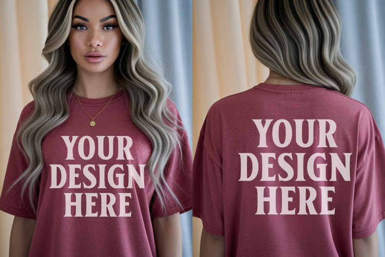 T-Shirt Mockups PNG Image 24