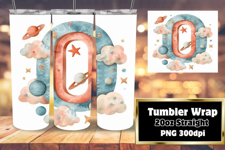 Numeric Nebulas: 20oz Tumbler Sublimation