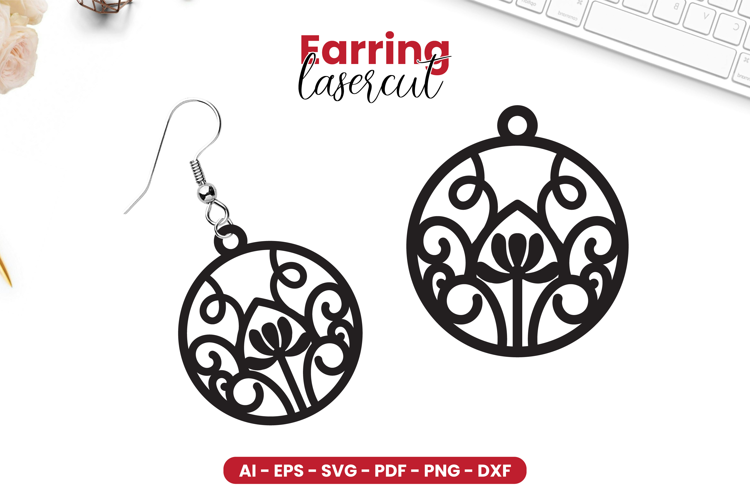 Earring LaserCut - Lasercut File