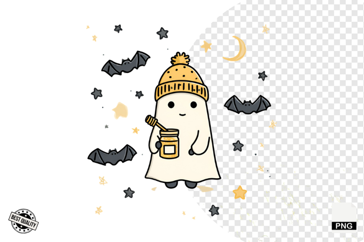 Cute Halloween Ghost Clipart