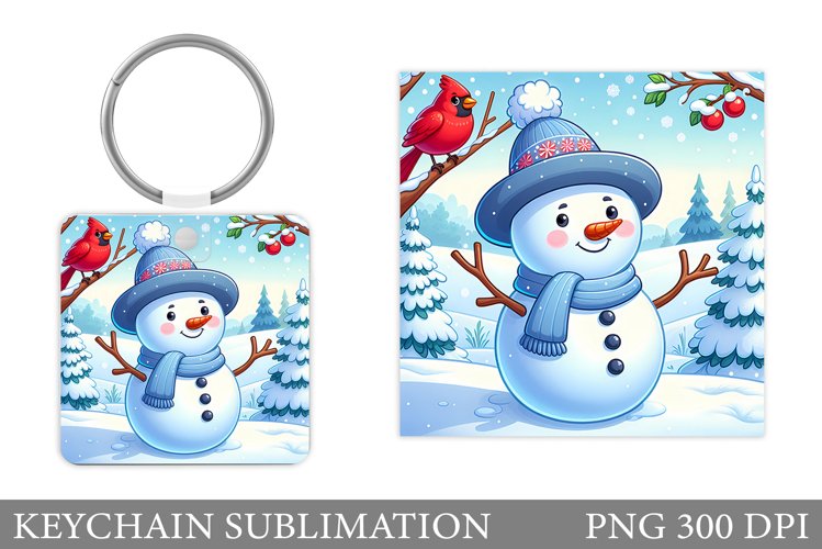 Cute Snowman Clipart Image 14