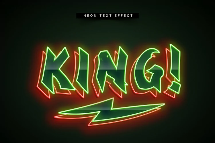 Editable Text Effect for Illustrator. Vector Graphic styles