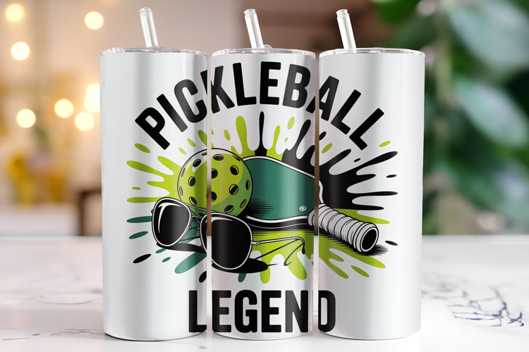 Pickleball Legend Tumbler Wrap | Sublimation | Tumblers