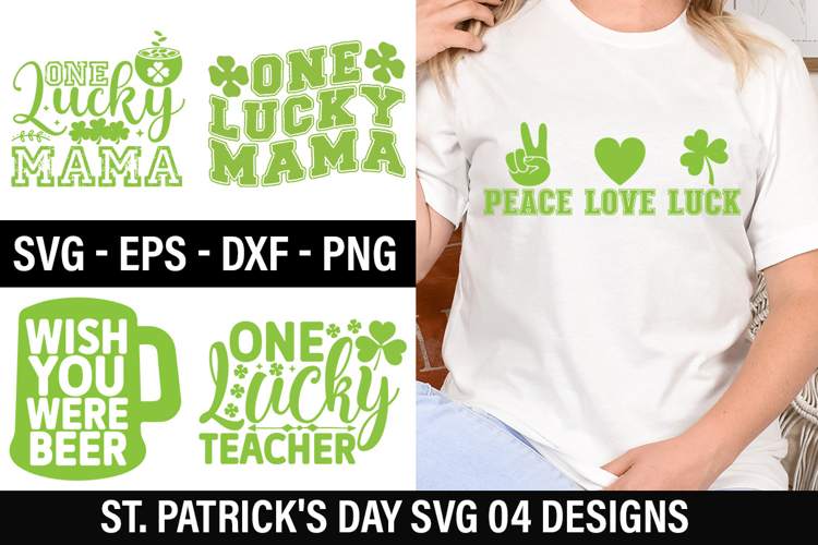 St. Patricks Day SVG Design -one lucky teacher