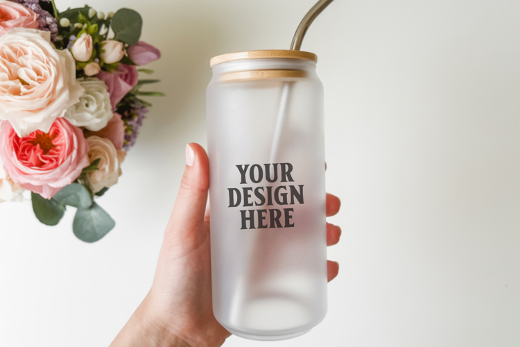 16oz Libbey Can Glass Mockup , libbey glass mockup, beer can