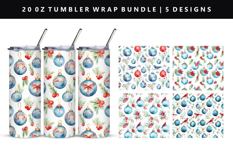 Christmas Tumbler Wrap Image 5