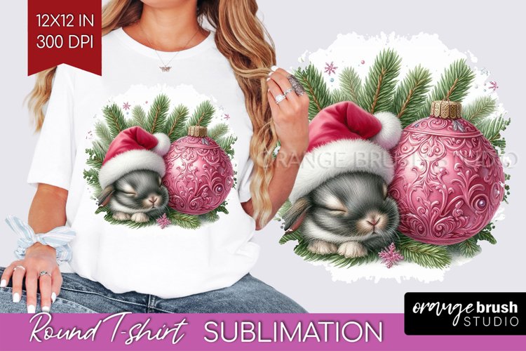 Christmas Animals Round Tshirt Background - Cute Christmas