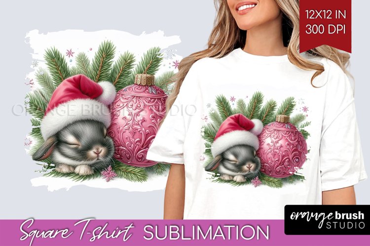 Christmas Animals Square Tshirt Background - Cute Christmas