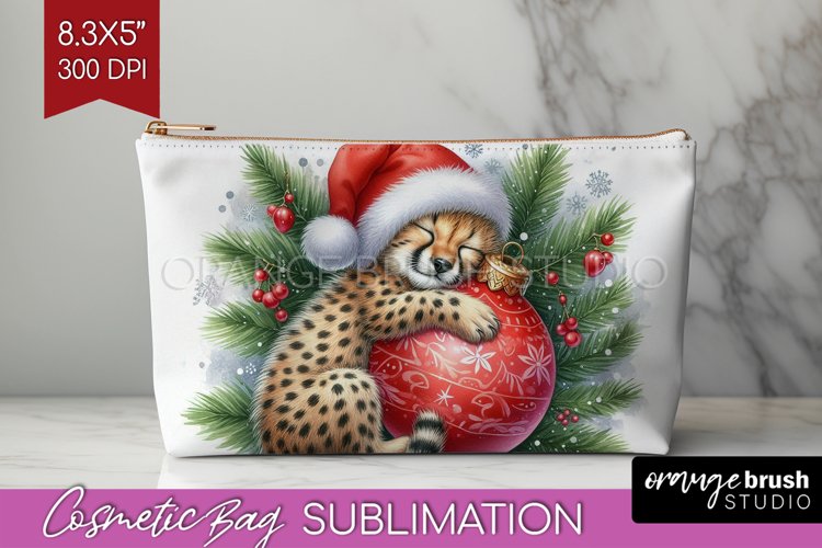 Christmas Animals Cosmetic Bag - Cute Christmas Makeup Bag