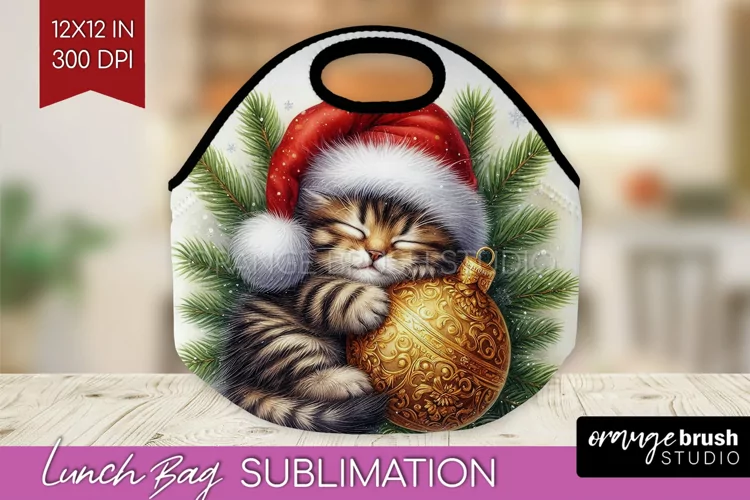 Christmas Animals Lunch Bag - Cute Christmas Lunch Bug PNG