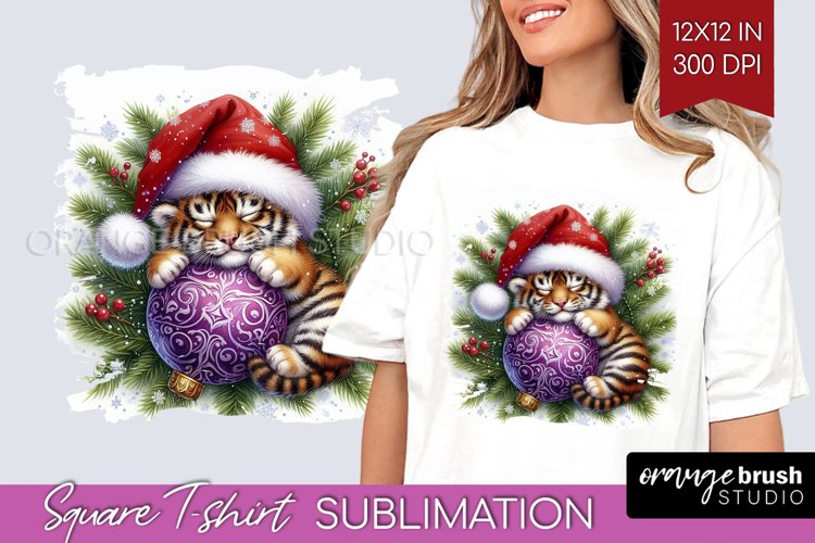 Christmas Animals Square Tshirt Background - Cute Christmas
