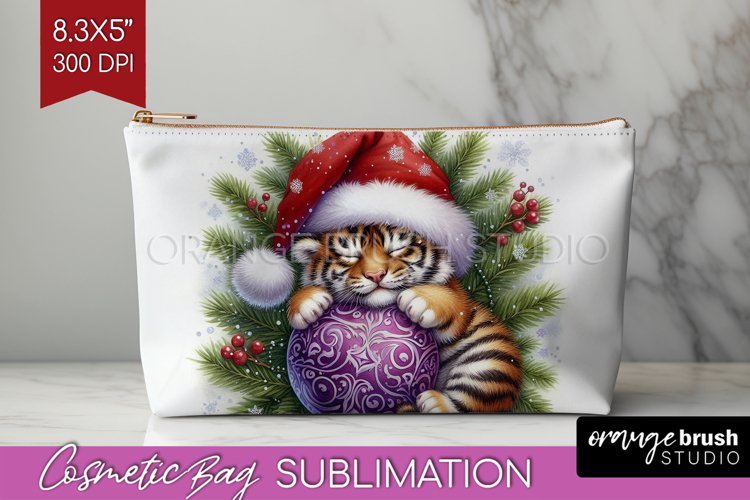 Christmas Animals Cosmetic Bag - Cute Christmas Makeup Bag
