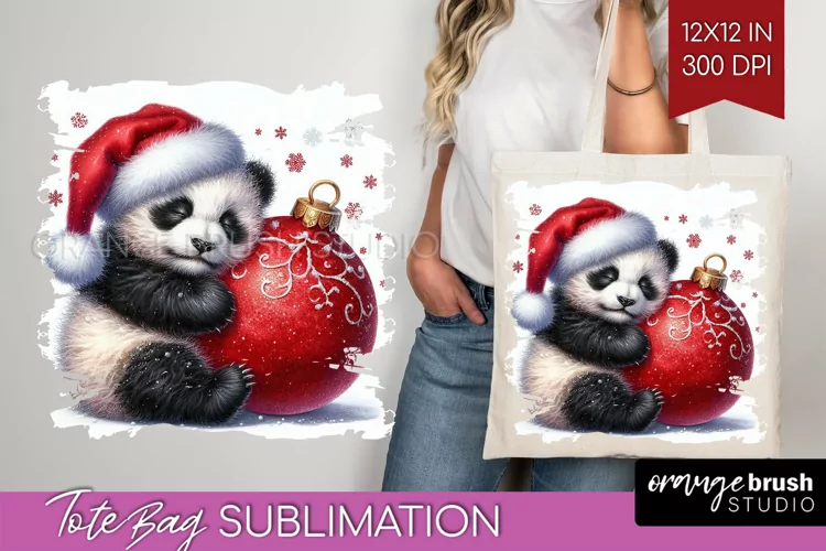 Christmas Animals Tote Bag - Cute Christmas Tote Bag PNG