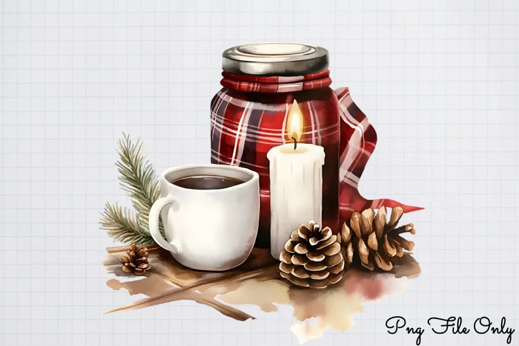 Cozy Christmas Clipart PNG