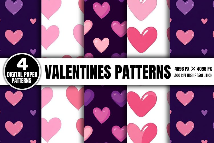 Pink Heart Background Image 22
