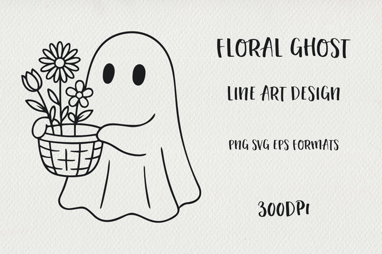 Floral Outline Svg Image 10