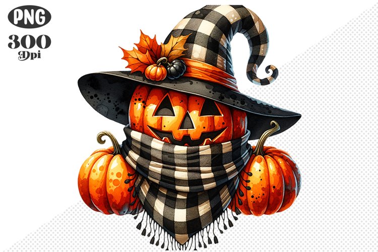 Halloween Pumpkins Sublimation - Clipart PNG Design
