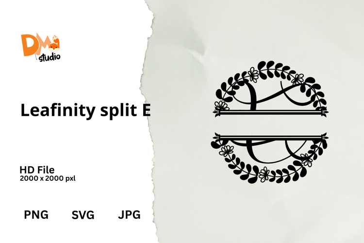 Floral Monogram Letter Svg Image 17