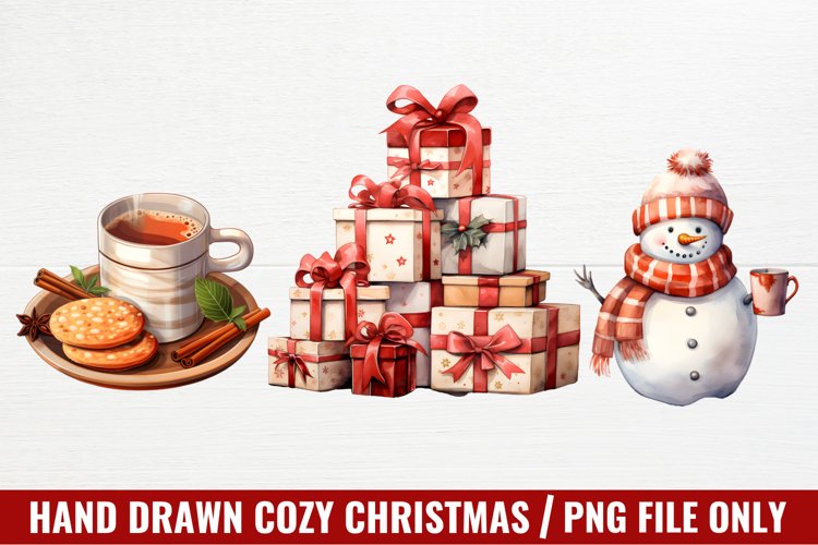 Christmas Watercolor Clipart Image 4