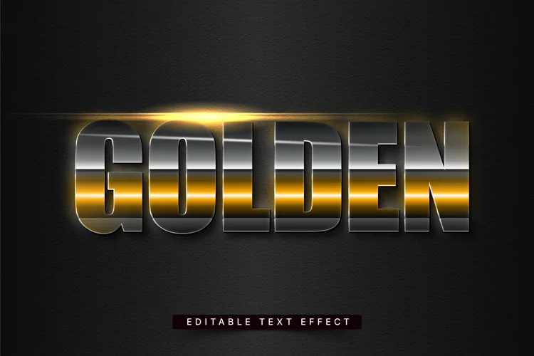 Editable Text Effect for Illustrator. Vector Graphic styles