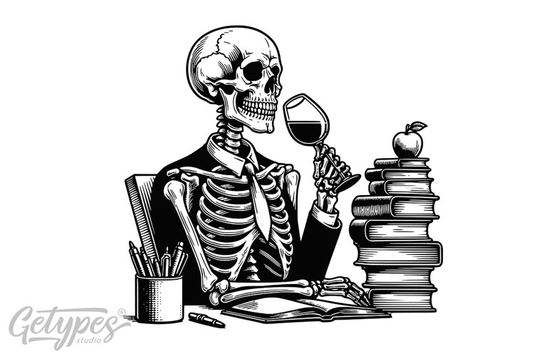 Skeleton Clipart Image 24