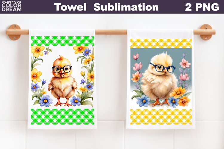 Farm Kitchen Waffle Towel | Chicken Towel Sublimation
