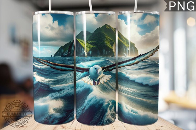 Albatross Tumbler Wrap - Albatross Tumbler Design example image 1