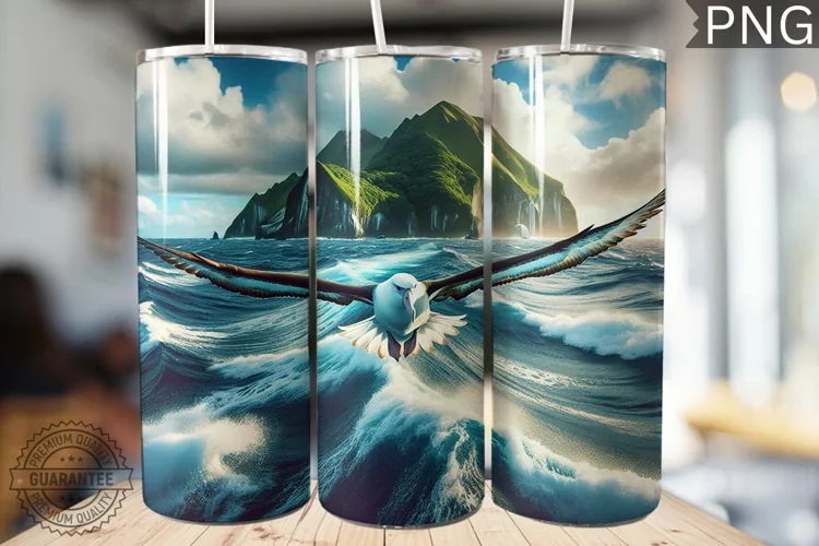 Albatross Tumbler Wrap - Albatross Tumbler Design