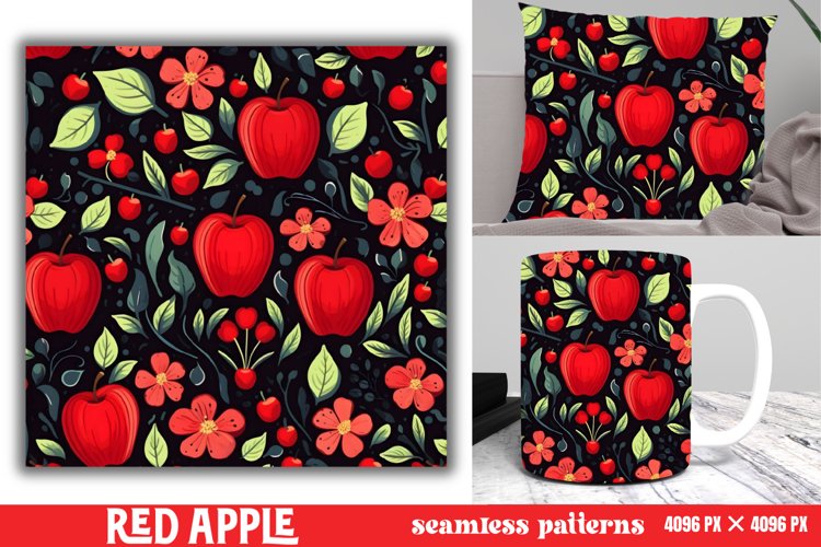 Red Apple Clipart Image 16