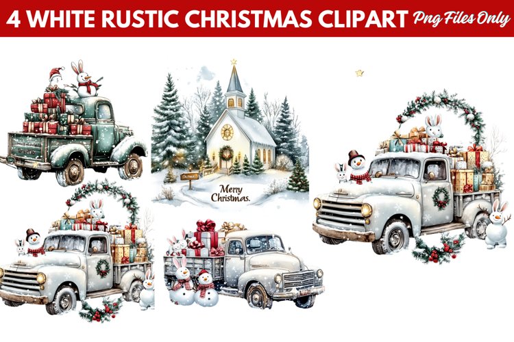 Rustic Christmas Clipart Image 14