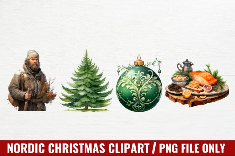 Christmas Watercolor Clipart Image 18