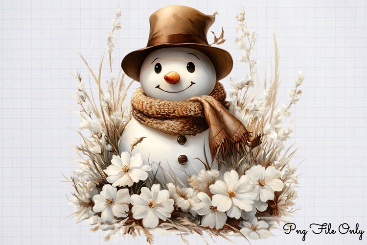 Snowman Clipart Image 13