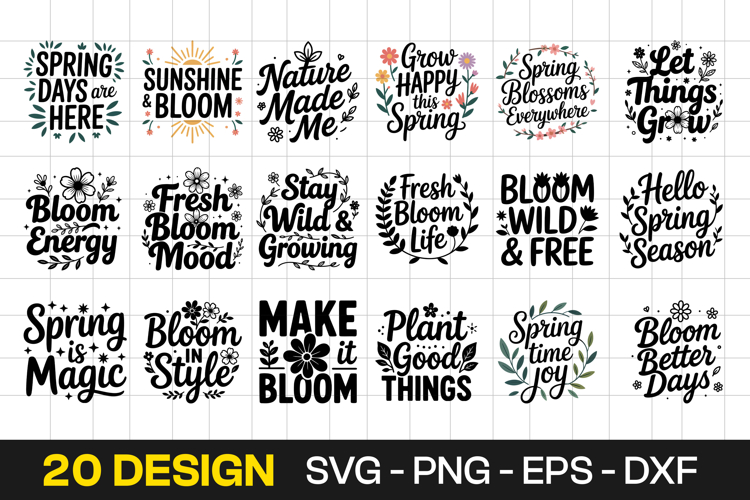 Spring SVGs Image 12