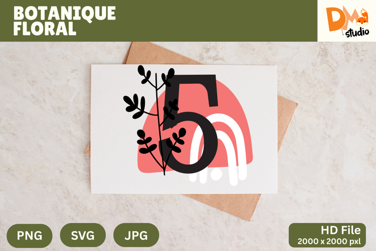 Botanique Floral Monogram