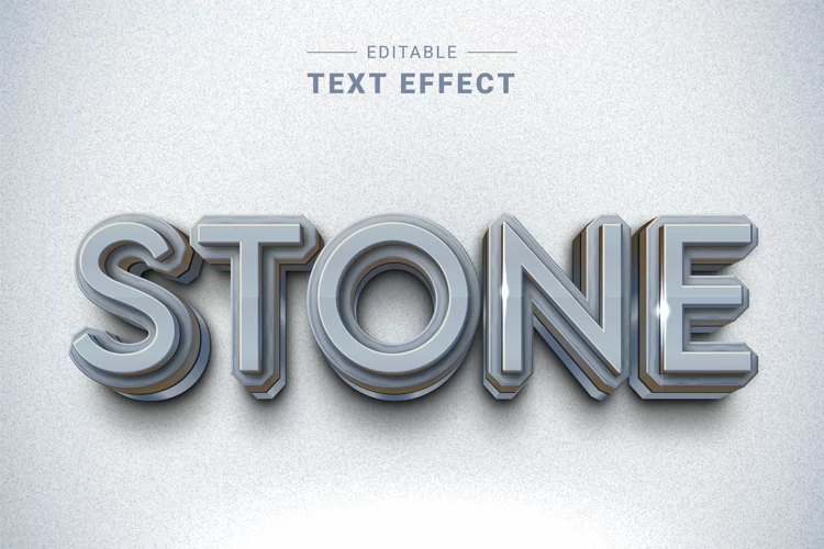 Editable Text Effect for Illustrator. Vector Graphic styles