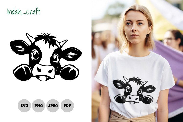 Cow Vector Image 8