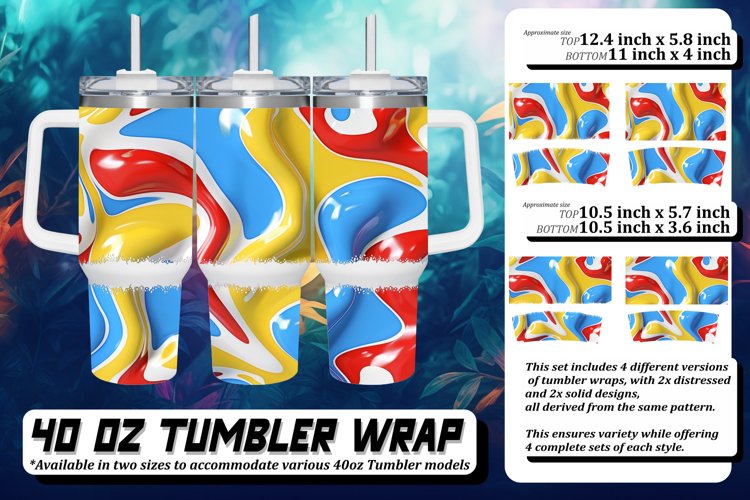 Bold 3D Pattern Wrap Design example image 1