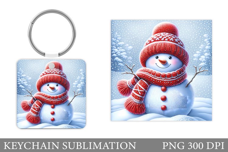 Cute Snowman Clipart Image 7